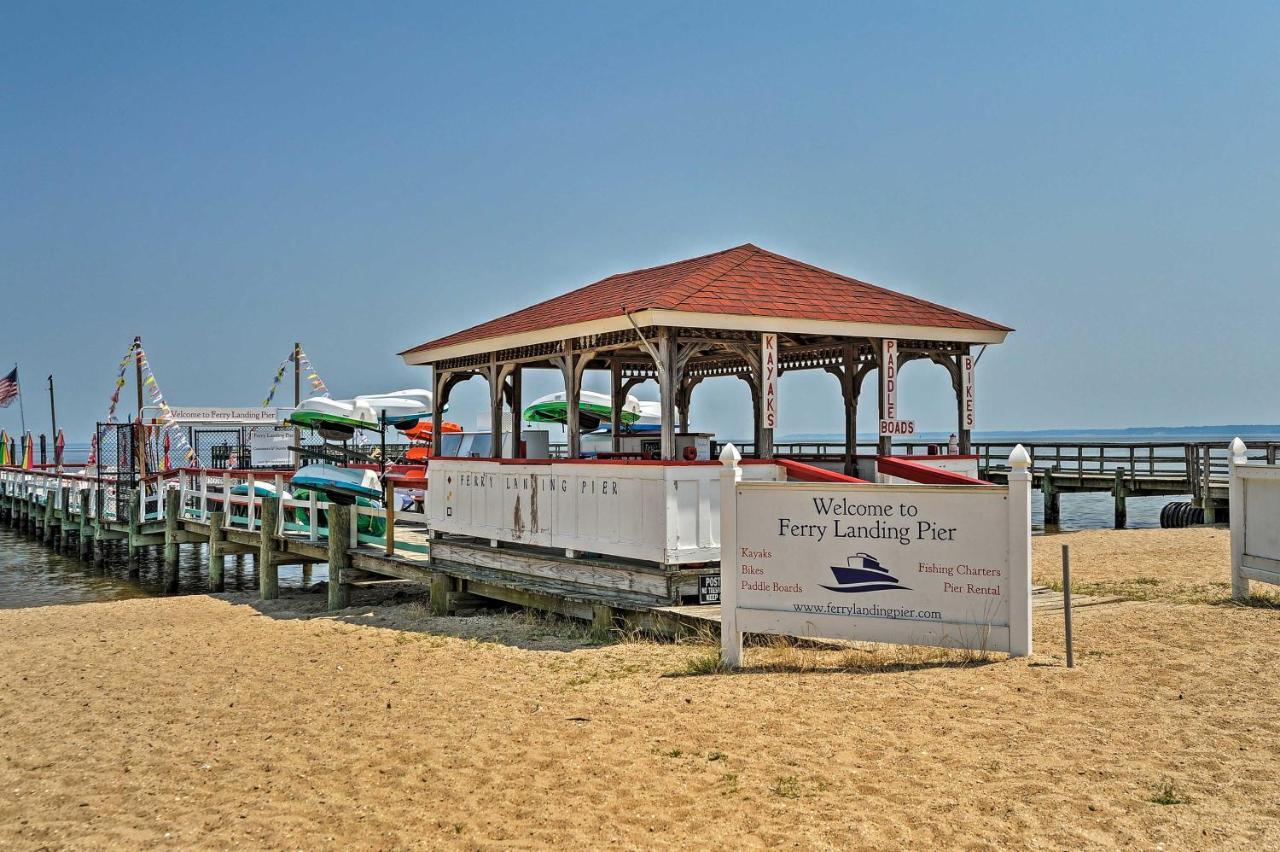The Blue Crab Cottage - 3 Blocks From The Beach! Colonial Beach Exterior foto